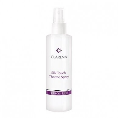 CLARENA POISON LINE protective thermal spray with silk for comprehensive hair care and protection, 200 ml