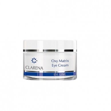 CLARENA EYE LINE OXY MATRIX paakių kremas tamsiems ratilams ir pirmoms raukšlėms, 15 ml