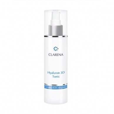 CLARENA HYALURON 3D TONIC drėkinantis ir glotninamasis tonikas, 200 ml