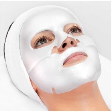 CLARENA HYDROALGAE PEARL CRYSTAL COLLAGEN mask with pearl for gray and tired skin, 1 pc.