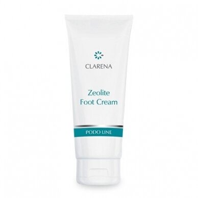 CLARENA PODO LINE zeolite cream for the care of rough and cracked feet, 100 ml