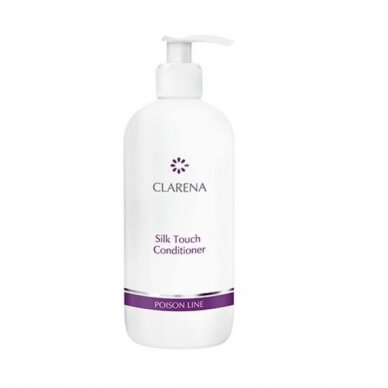 CLARENA POISON LINE moisturizing conditioner with silk and peptides for all hair types, 500 ml