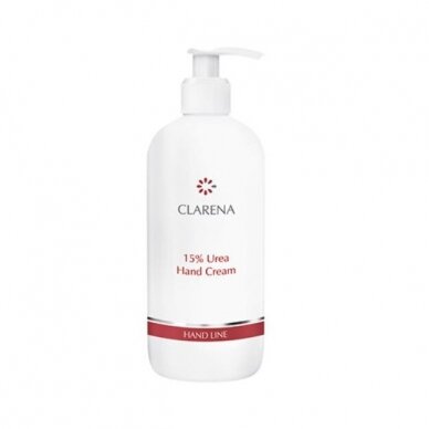 CLARENA 15% UREA moisturizing and regenerating hand cream, 500 ml