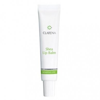 CLARENA SENSITIVE Shea lūpų balzamas, 15ml