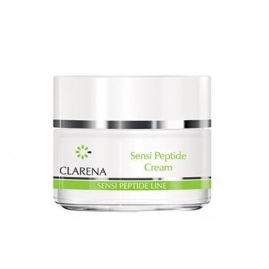 CLARENA SENSI PEPTIDE LINE soothing face cream with peptides, 50 ml