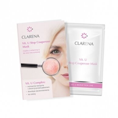 CLARENA VIT. U STOP COUPEROSE mask with vitamin U for couperose skin, 5 ml