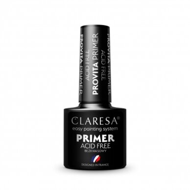 CLARESA Acid Free Provita Primer nagų plokštelės nuriebalintojas, 5 g.