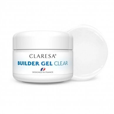 CLARESA BUILDER GEL CLEAR прозрачный строительный гель, 25 г.