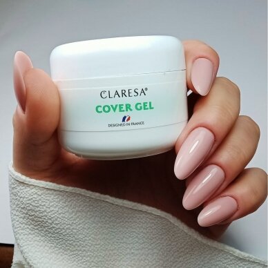 CLARESA COVER GEL однофазный моделирующий гель, 15 г. 1