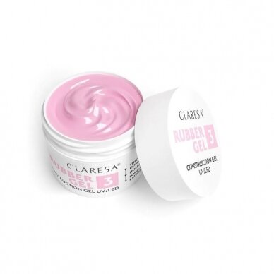 CLARESA gelinio lakavimo bazė RUBBER GEL 3, 12 g