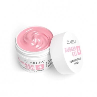 База для гель-лака CLARESA RUBBER GEL 4, 12 г