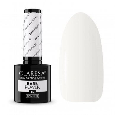 CLARESA hybrid gel polish base POWER BASE 15, 5 g.