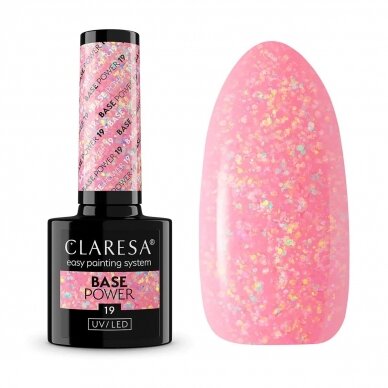 CLARESA hybrid gel polish base POWER BASE 19, 5 g. 1