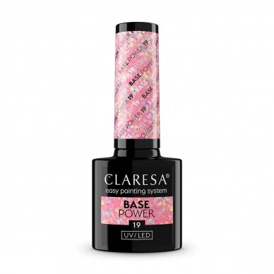 CLARESA hybrid gel polish base POWER BASE 19, 5 g.