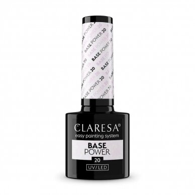 CLARESA hybrid gel polish base POWER BASE 20, 5 g.