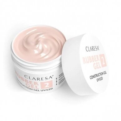 CLARESA gelinio lakavimo bazė RUBBER GEL 2, 12 g