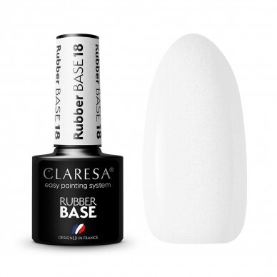 CLARESA RUBBER BASE Гибридная каучуковая база для гель-лака 18, 5г.