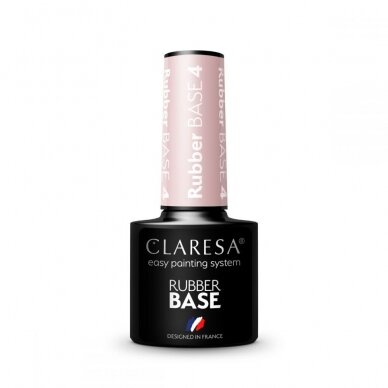 CLARESA RUBBER BASE 4 Гибридная каучуковая база для гель-лака, 5г. 2