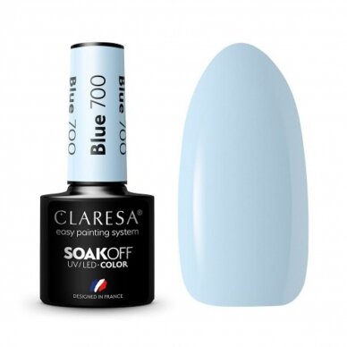 CLARESA long lasting hybrid gel polish BLUE 700, 5g.