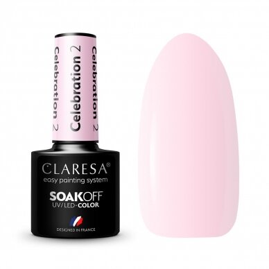 CLARESA long lasting hybrid gel polish CELEBRATION 2, 5g.