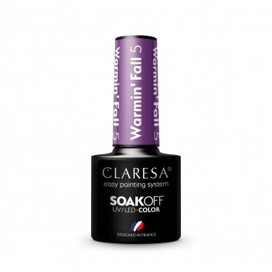 CLARESA long lasting hybrid gel polish WARMIN"FALL 5, 5g. 2