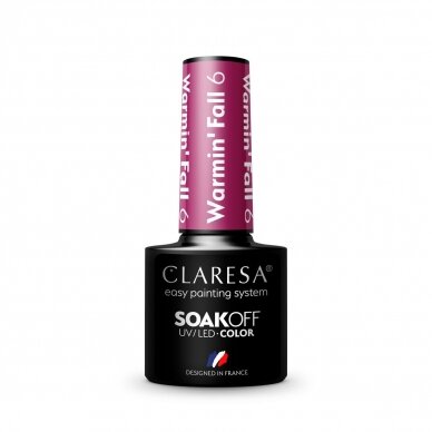 CLARESA long lasting hybrid gel polish WARMIN"FALL 6, 5g. 2