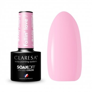 CLARESA long lasting hybrid gel polish FALLIN"LOVE 7, 5g.