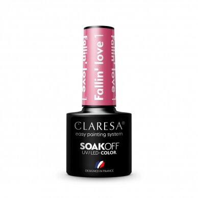 CLARESA long lasting hybrid gel polish FALLIN"LOVE 1, 5g. 2