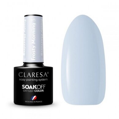 CLARESA long lasting hybrid gel polish Frosty Morning 3, 5g.