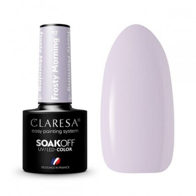 CLARESA long lasting hybrid gel polish Frosty Morning 4, 5g.