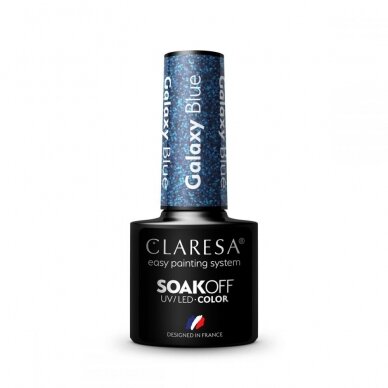 CLARESA long lasting hybrid gel polish Galaxy Blue, 5g. 2