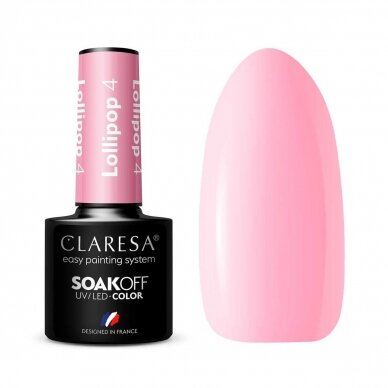 CLARESA long lasting hybrid gel polish LOLLIPOP 4, 5g.