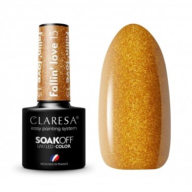 CLARESA long lasting hybrid gel polish FALLIN"LOVE 13, 5g.