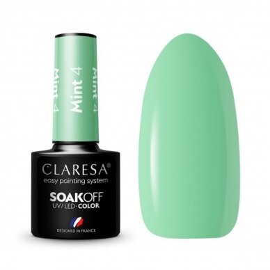 CLARESA long lasting hybrid gel polish MINT 4, 5g.