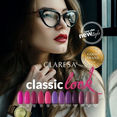 CLARESA long lasting hybrid gel polish PURPLE 610, 5g. 2