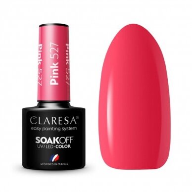 CLARESA long lasting hybrid gel polish PINK 527, 5g.