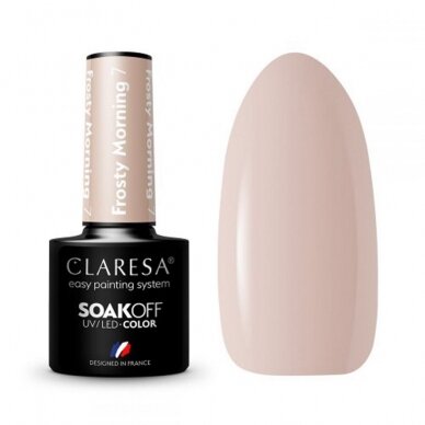 CLARESA long lasting hybrid gel polish Frosty Morning 7, 5g.