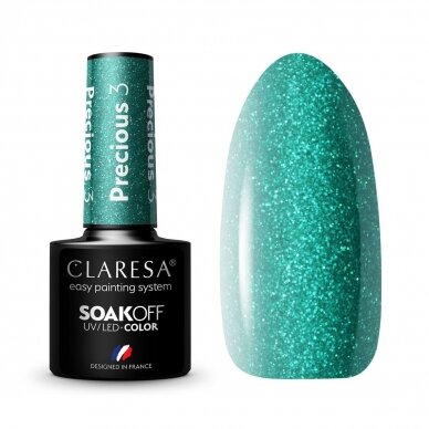 CLARESA long lasting hybrid gel polish Precious PS3, 5g.