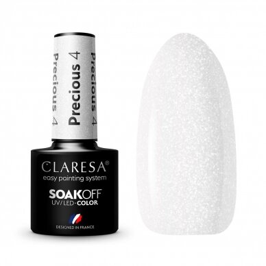 CLARESA long lasting hybrid gel polish Precious PS4, 5g.