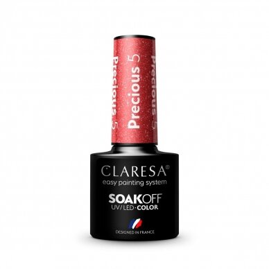 CLARESA long lasting hybrid gel polish Precious PS5, 5g. 1