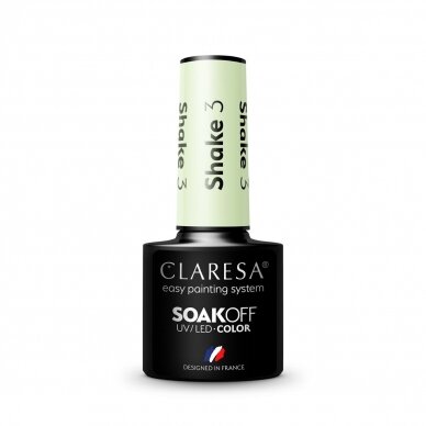 CLARESA long lasting hybrid gel polish SHAKE 3, 5g. 2