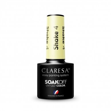 CLARESA long lasting hybrid gel polish SHAKE 4, 5g. 2