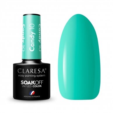 CLARESA long lasting hybrid gel polish CANDY 10, 5g.