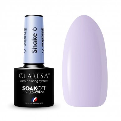 CLARESA long lasting hybrid gel polish SHAKE 6, 5g.