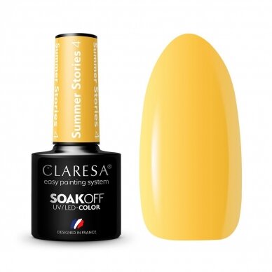 CLARESA long-lasting hybrid nail polish SUMMER STORIES 4, 5g.