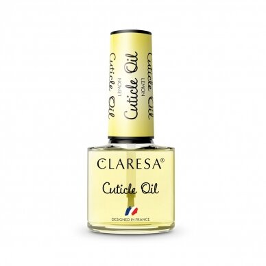 CLARESA maitinantis nagų ir odelių aliejukas LEMON, 5 ml