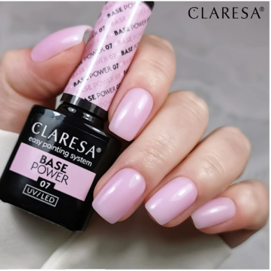 CLARESA non-acidic hybrid gel polish base POWER 07, 5g 3