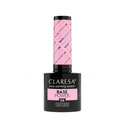 CLARESA non-acidic hybrid gel polish base POWER 08, 5g