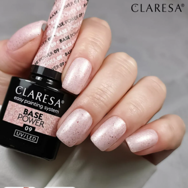 CLARESA non-acidic hybrid gel polish base POWER 09, 5g 3