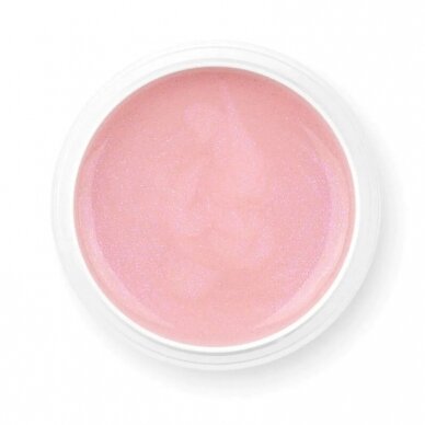 CLARESA statybinis gelis nagų priauginimui SOFT&EASY GEL BLINKING PINK, 45 g. 2